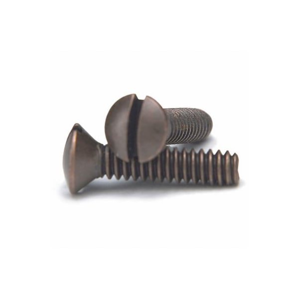 Amertac Wallplate Screws No. 6 X 3/4-in L Slotted Oval Head Aged Bronze PSDB - main